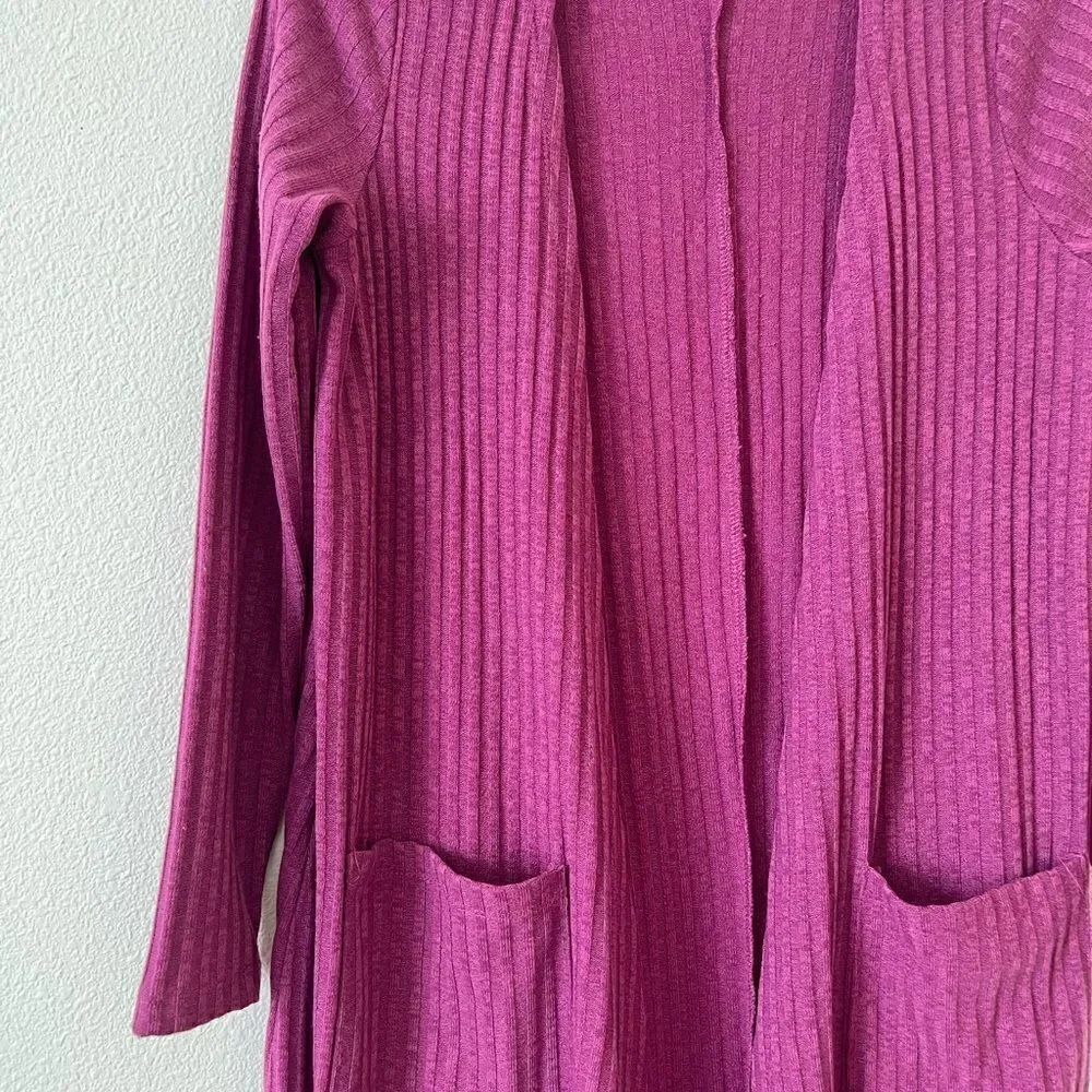 Lularoe Ribbed Sarah Open Front Duster Cardigan Sweater Size  Small - Picture 2 of 5